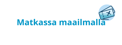 Matkassa maailmalla logo