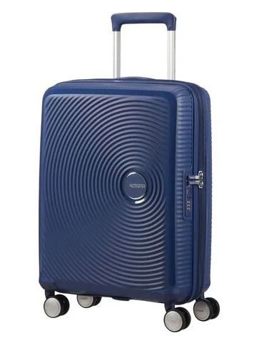 American Tourister Soundbox Spinner Matkalaukku 35,5L, Midnight Navy
